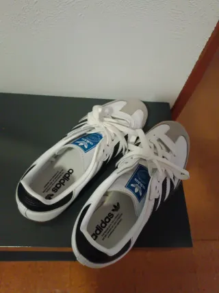 Adidas Samba Zapatillas Blancas y Negras