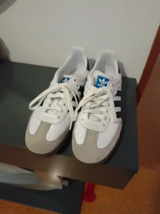 Adidas Samba Zapatillas Blancas y Negras