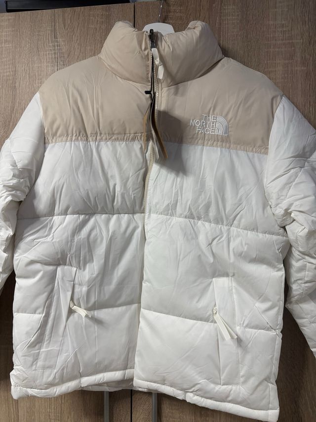 Chaqueta The North Face Beige y Blanca