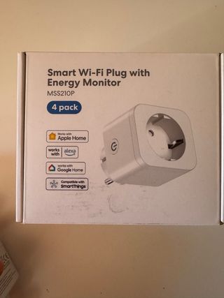 Pack 4 enchufes domóticos MEROSS, Alexa y HomeKit