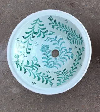 Lavabo antiguo Fajalauza pintado a mano