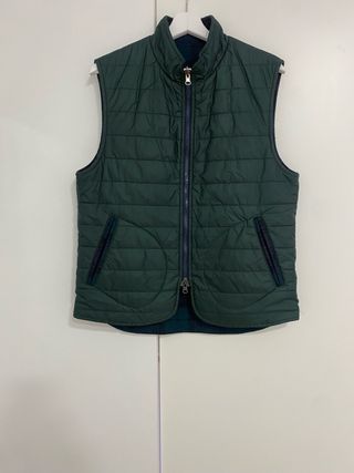 Chaleco reversible Harry's 1982 verde