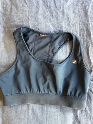 Top Asics Running Talla M Gris