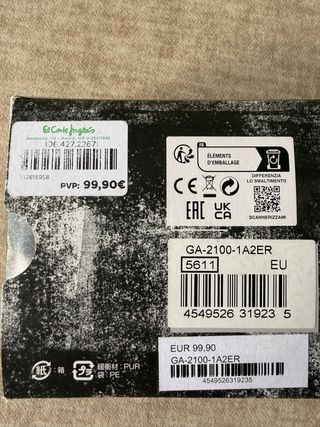 Casio GA-2100-1A2ER con mod kit