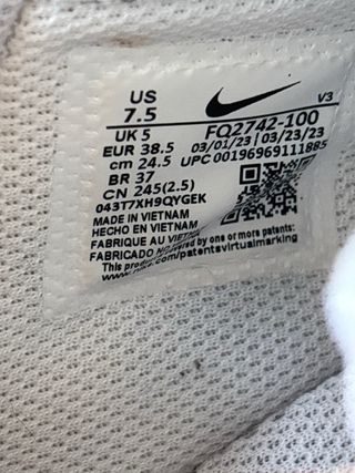 Nike Air Force 1 Talla 38.5 mujer