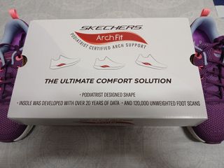 Zapatillas Skechers Mujer Moradas Nuevas