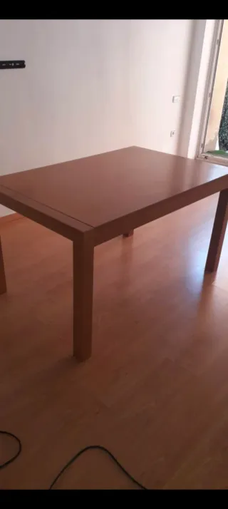 Mesa de comedor de madera Medidas 90x140 ext 210