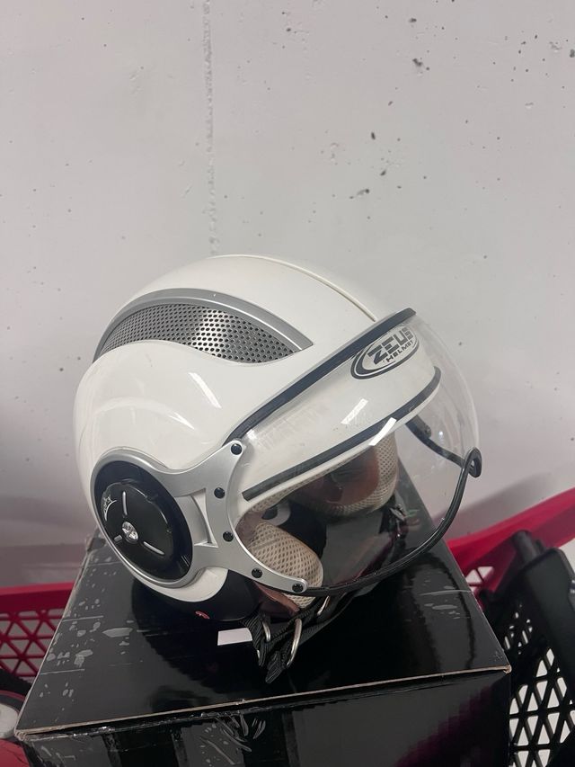 Casco Zeus Helmet Blanco talla L