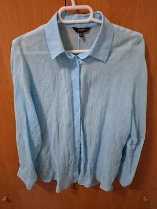 Camisa Massimo Dutti Azul Talla M