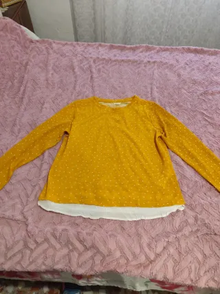 Jersey Springfield Mujer Amarillo Lunares