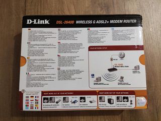 D-Link DSL-2640B Modem Router Wireless G ADSL2+