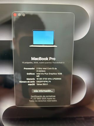 MacBook Pro 13 Touch Bar Gris Espacial