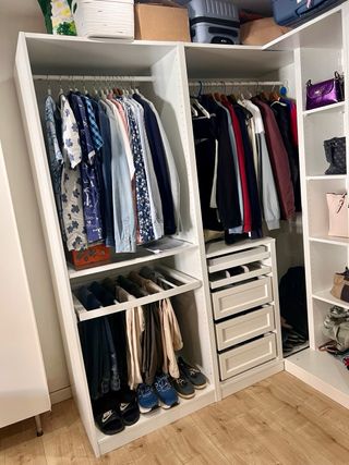 Vestidor Blanco Ikea 2.01m