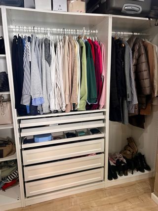 Vestidor Blanco Ikea 2.01m