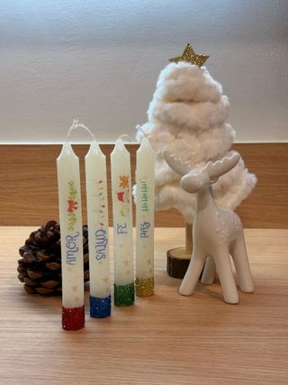 Velas navideñas