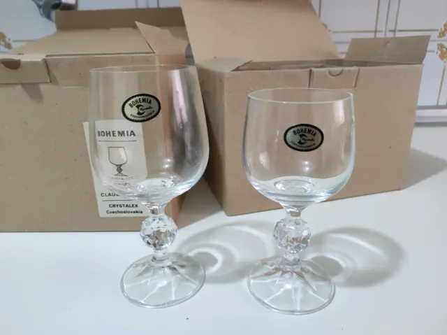 Copas Bohemia Cristal Transparente