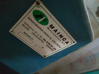 Máquina de lijar calzado con colector de polvo