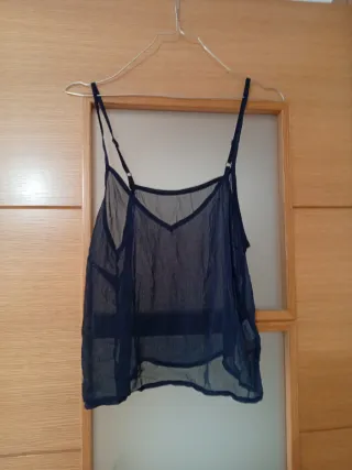Blusa Pepe Jeans Azul Transparente