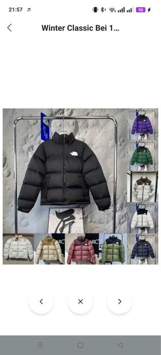 The North Face hay todas tallas hay todo colores