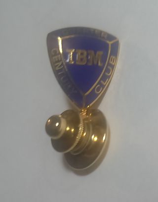 Spilla IBM Quarter Century Club vintage