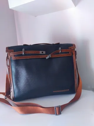 Bolso Cartera Marrón y color canela