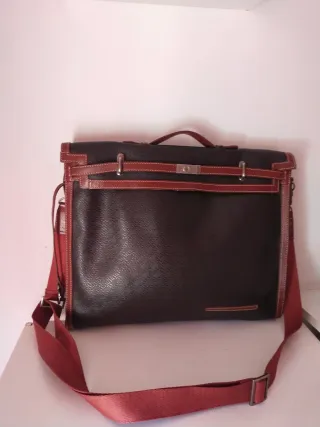 Bolso Cartera Marrón y color canela