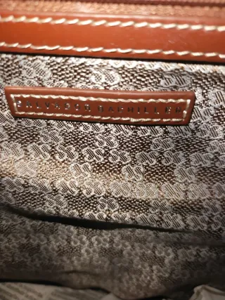 Bolso Cartera Marrón y color canela