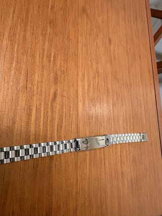 Pulsera de eslabones plateada