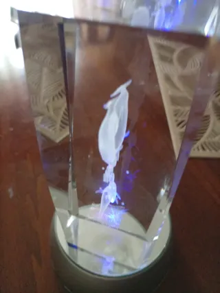 Lampada LED Cristallo 3D