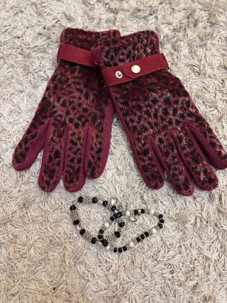 Guantes animal Print . Talla M Nuevos