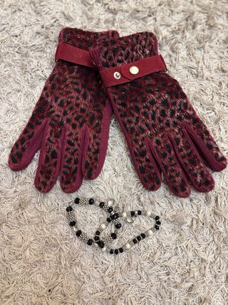 Guantes animal Print . Talla M Nuevos