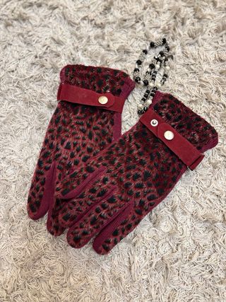 Guantes animal Print . Talla M Nuevos
