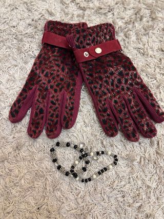 Guantes animal Print . Talla M Nuevos
