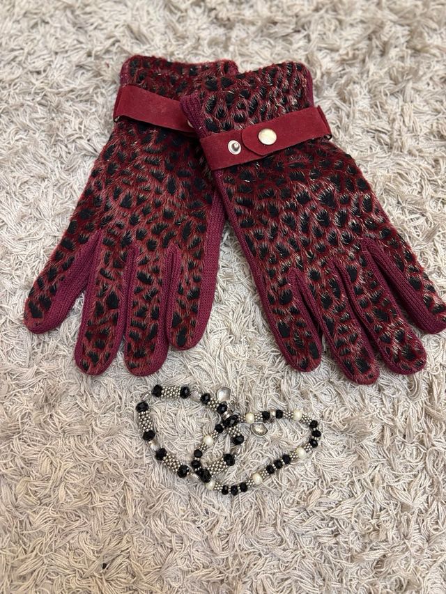 Guantes animal Print . Talla M Nuevos