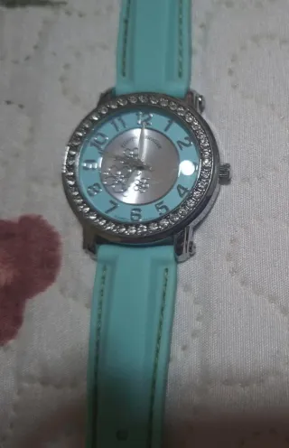 Reloj Giorgio Valenti Mujer Plata y Turquesa