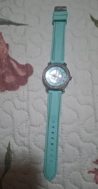 Reloj Giorgio Valenti Mujer Plata y Turquesa