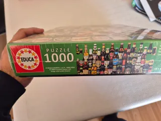 Puzzle Educa 1000 piezas Cervezas. Sin abrir