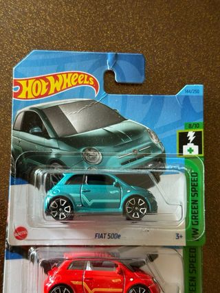 Hot Wheels Fiat 500 4 pezzi