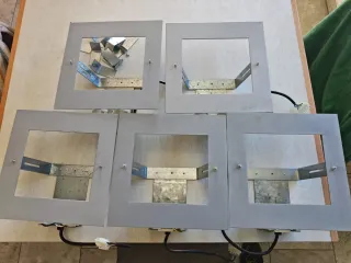 5 Faretti da Incasso Metallici