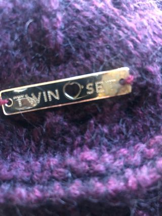 Bufanda Twin Set Morada