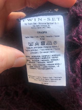 Bufanda Twin Set Morada