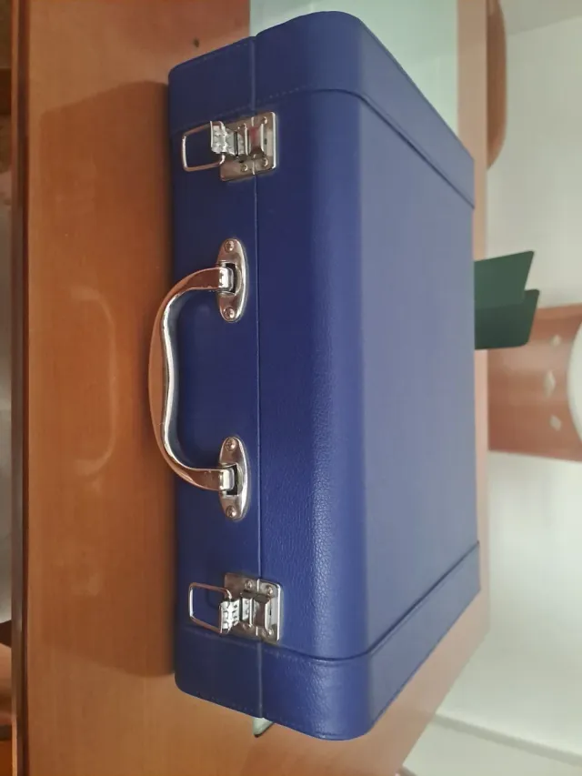 Tocadiscos Nevir Maletín Azul