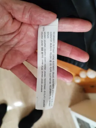 Vestido Bershka efecto piel negro