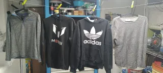 Lote 4 Sudaderas Adidas y Messi