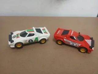 2 Coches Scalextric Exin Lancia Stratos