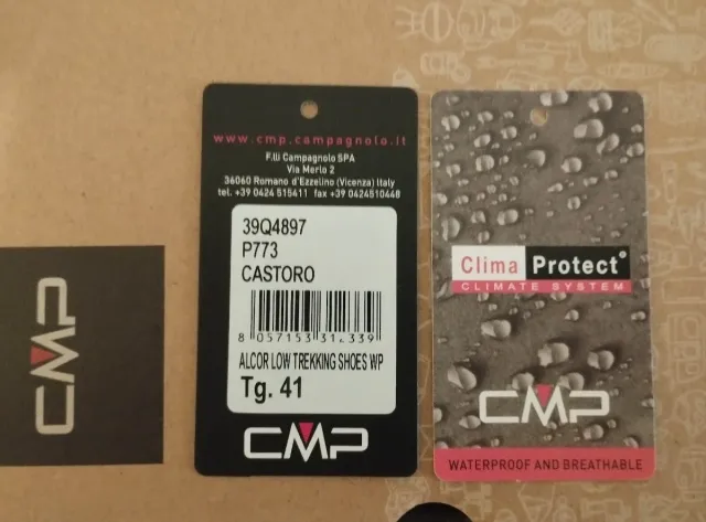 Scarpe trekking CMP uomo taglia 41