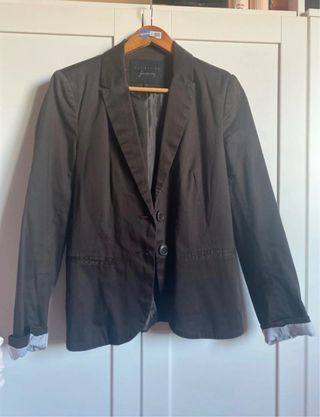 Americana Stradivarius Marrón Chocolate Talla M