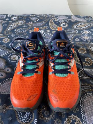 Zapatillas Joma Sima Naranja y Turquesa