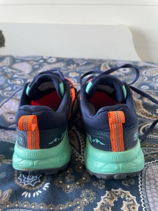 Zapatillas Joma Sima Naranja y Turquesa