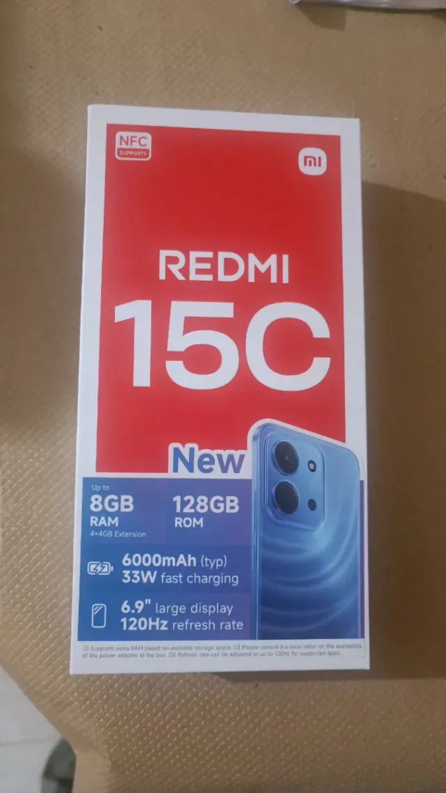 Xiaomi Redmi 15C 8GB RAM 128GB negro